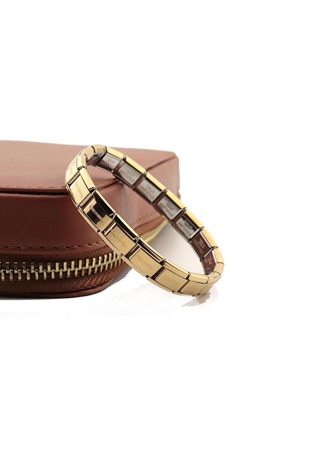 Stainless Steel Degradable Chram Italian Bracelet