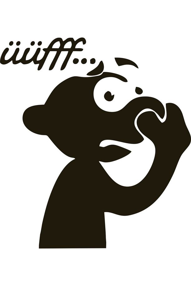 Öff Klozet Kapağı Sticker Wc Tuvalet Komik Şirin Etiket Çıkartma - 2