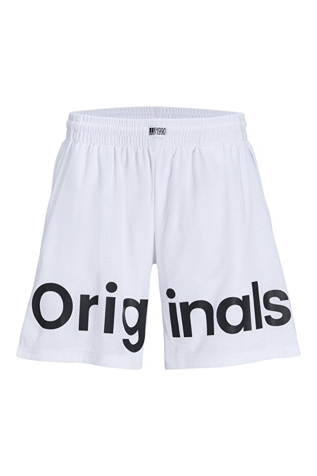 Jpstbıll jjchıcago mesh shorts gms men's white clothing\shorts\ 12253130-01