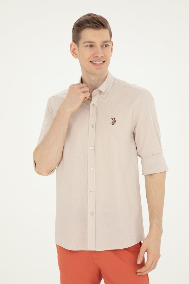 U.S. Polo Men's Regular Fit Sports Shirt G081Gl004.000.1829583 Enzog