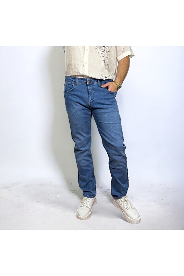 Açık Mavi Regular Erkek Jean - 2