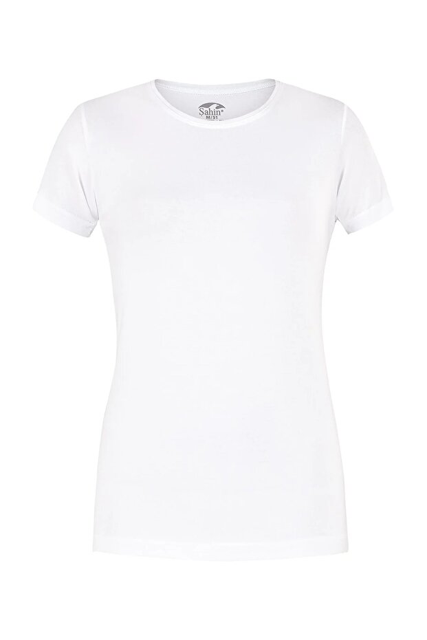 3 Pieces Women's 95% Cotton 5% Elastane Crew Neck Short Sleeve Bodysuit