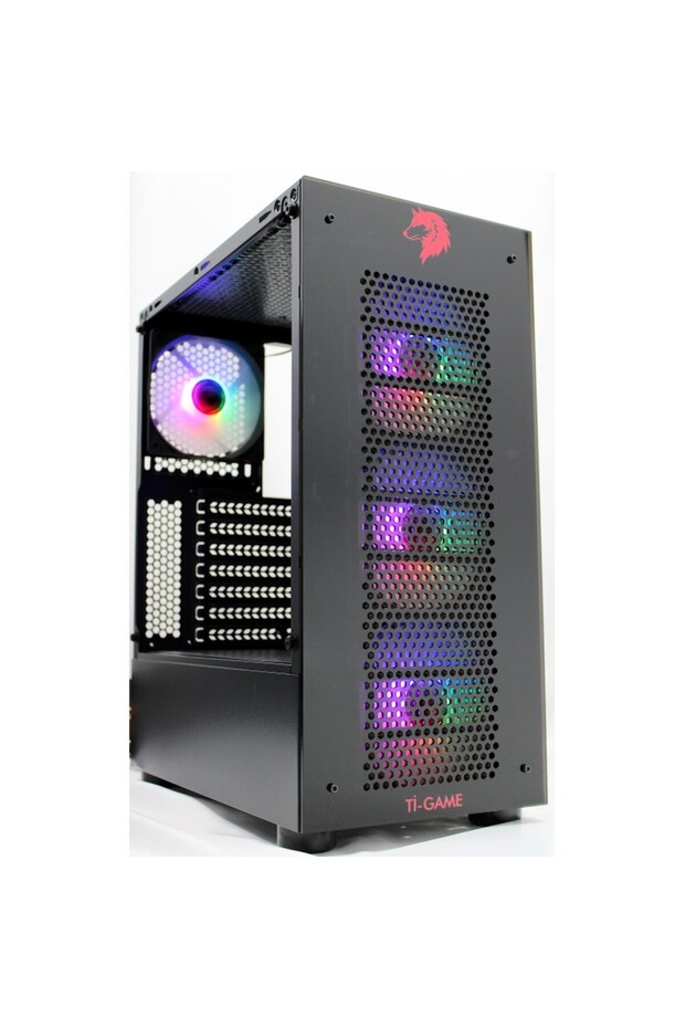 Tİ-GAME NEO MİNİ TOWER 4 FAN USB 3.0 MESH GAMİNG KASA POWERSIZ - 1