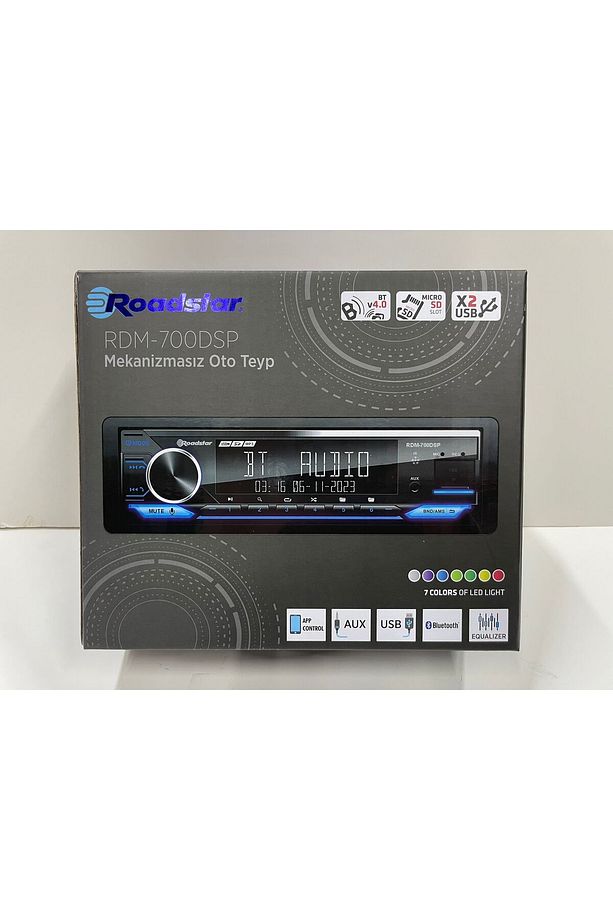 RDM-700DSP OTO TEYP DSP İŞLEMCİLİ 32 BAND EQ 3 AMFİ ÇIKIŞI BLUETOOTH - 2