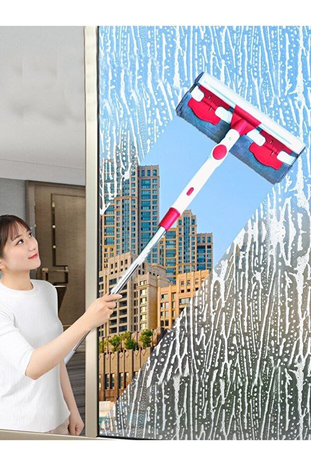 Flexible Crawler, Movable Head Camsil Squeegee Glass Wiping Apparatus