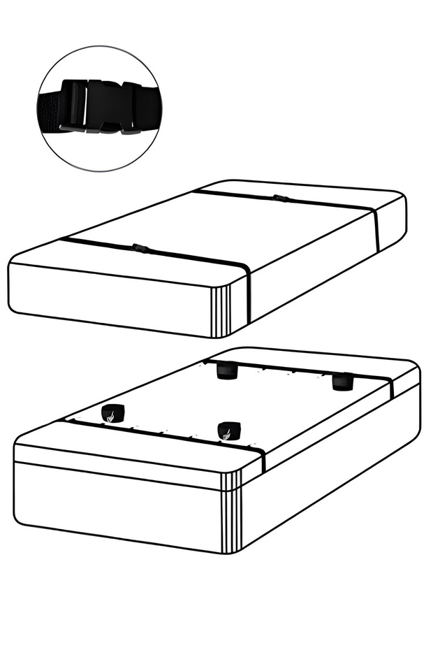 Fantasy Bed Tie Straps 902E - 3