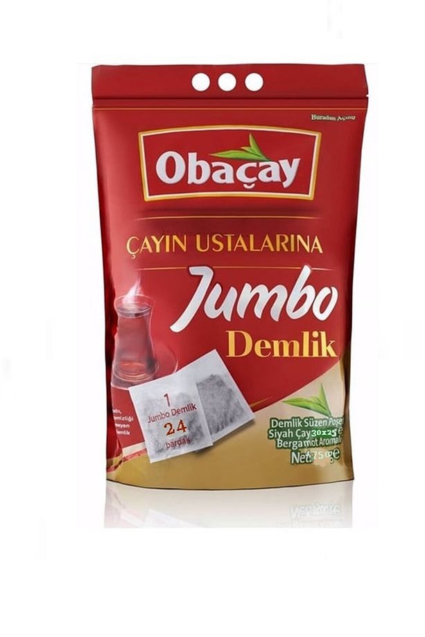 Jumbo Demlik Poşet Çay 30 x 25 g. 1 Paket - 1