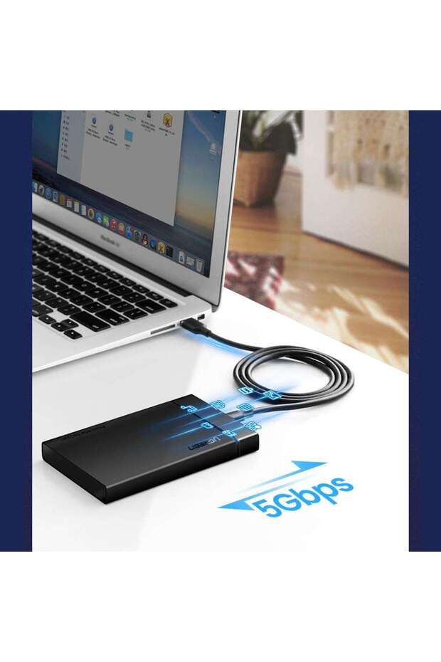Usb Type-c Şarj Ve Data Kablosu Siyah 50 Cm - 10