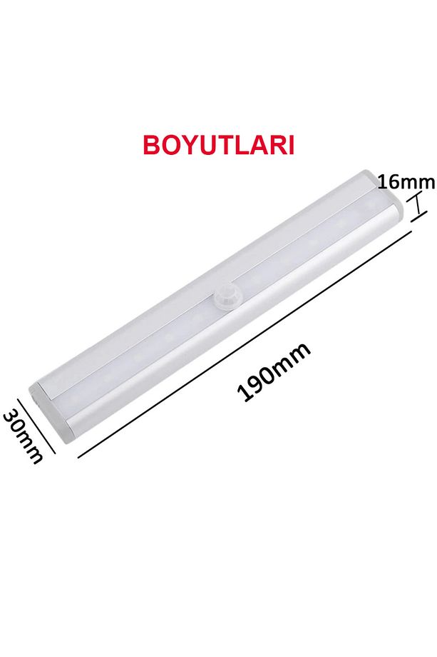 10 LED li  PIR Ampul Hareket Sensörli Akıllı Işık Aydınlatma - 4