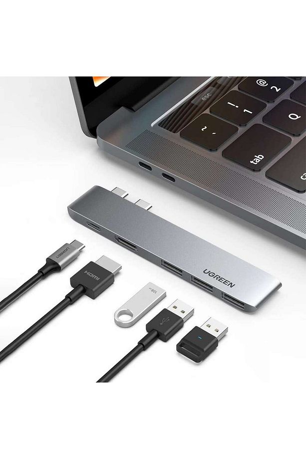 Macbook Için Type-c Usb Hdmı Thunderbolt 3.0 Dönüştürücü Hub - 2