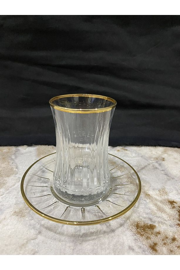 49 Parça Elysia Gold Su Takımı SU-BARDAĞI,MEŞRUBAT,KARAF,ÇAY-SETİ - 3