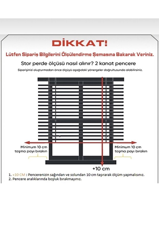 Krem Rengi Stor Perde - 6