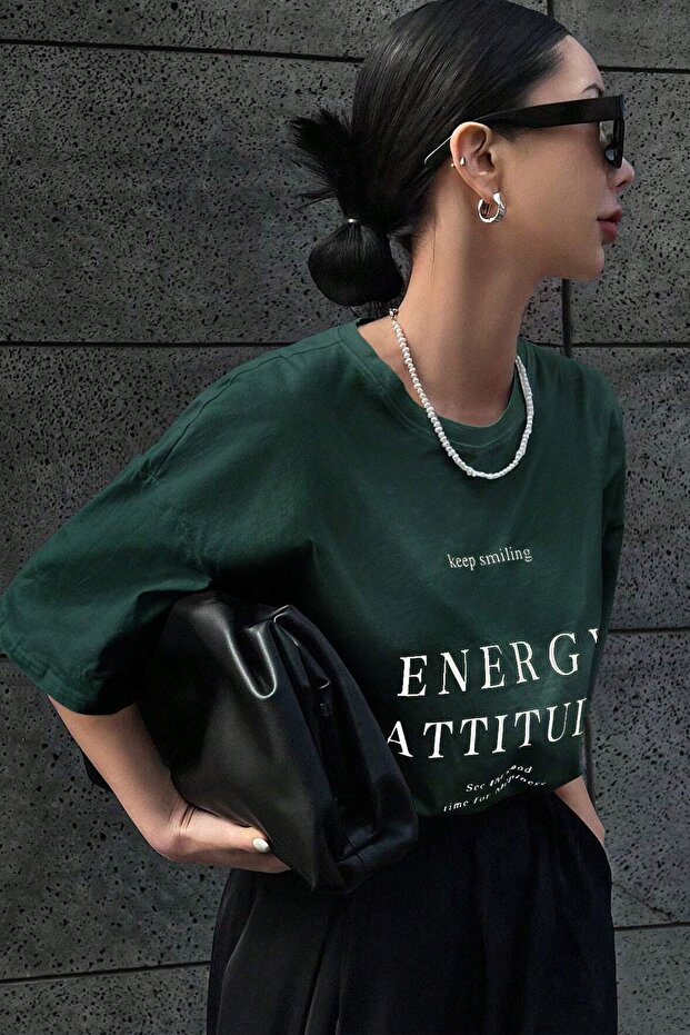 Unisex Energy Printed Design T-shirt