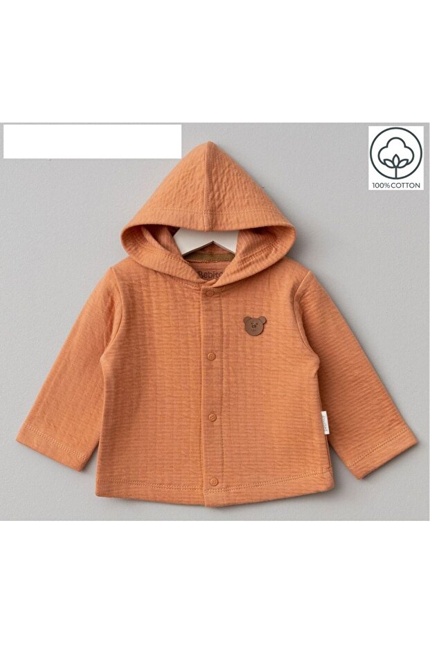 Penye Kapişonlu Hırka - 2