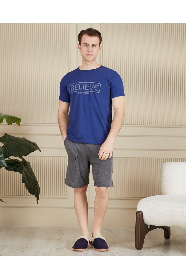 Summer Men's Shorts Suit 100% Cotton Athlete, Indoor Outdoor Fitness, Home Wear