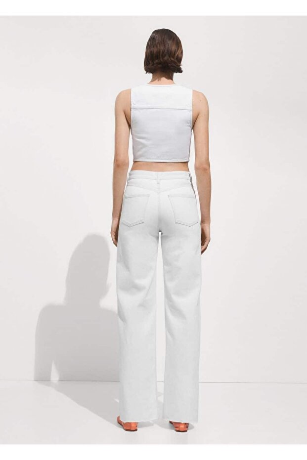 Cepli denim yelek - 4