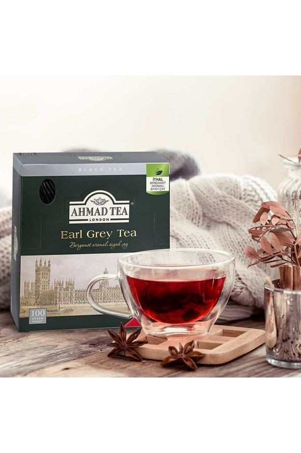 Early Grey Tea X100 Adet Bergamot Aromalı Bardak Poşet Çay - 3