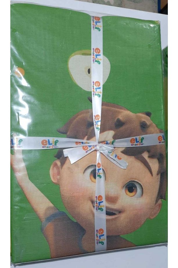 Elif ve Arkadaşları Tek kişilik Nevresim takımı ve lastikli çarsaf set takimi - 4