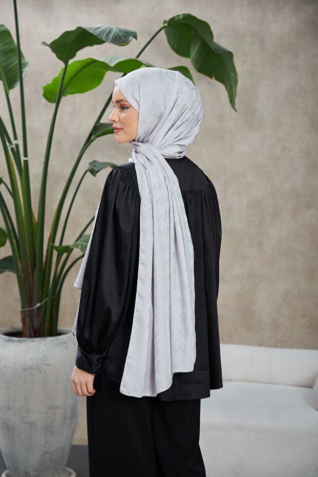 Jacquard Patterned Houndstooth Shawl - 2