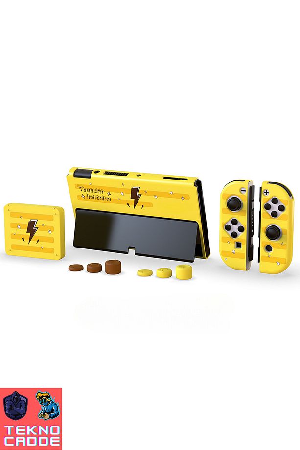 TNS-1192 Switch OLED Standlı Kılıf Analog Yükseltici Koruyucu Kart Kutusu 3in1 KİT - 2