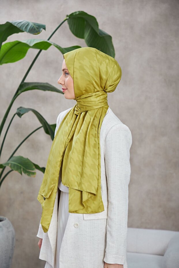 الجاكار منقوشة Houndstooth شال - 2