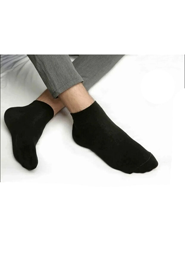 Economic 3 Pack - Black Booties Socks