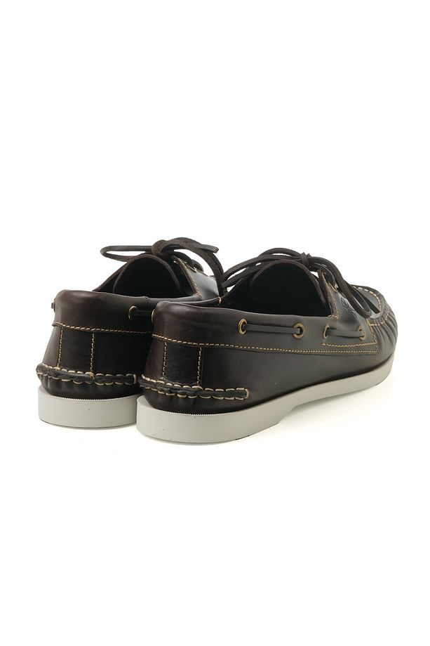 Erkek Oxford ( Klasik) AG- 20060-A2 John May Pullup Kahve 969-TBN OFF WHITE - 4