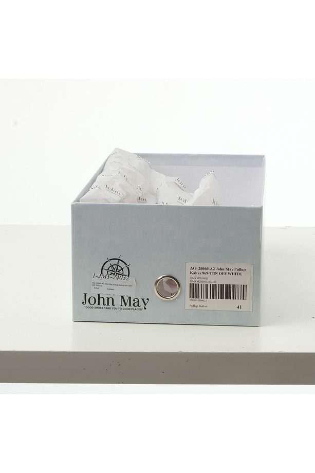 Erkek Oxford ( Klasik) AG- 20060-A2 John May Pullup Kahve 969-TBN OFF WHITE - 6