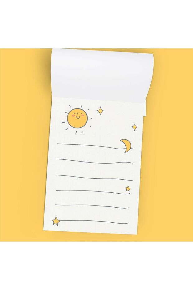 4 Adet - A6 Ebat Mini Bloknot, Notepad, Memopad, Yapılacaklar Listesi, Planlayıcı, To Do List - 5