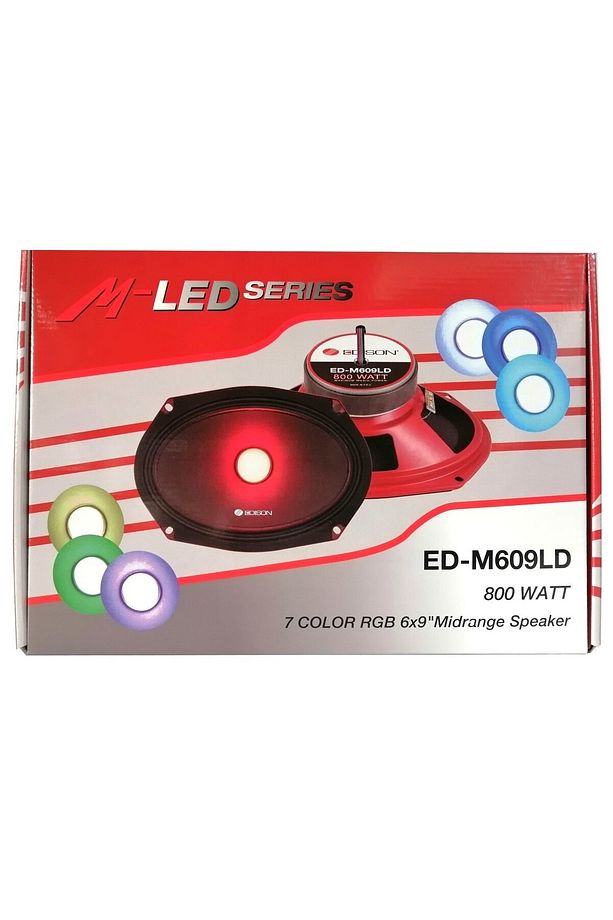 Edison ED M609LD 7 Renkli RGB Işıklı Oval Midrange Kumandalı 800W Maksimum 120W RMS - 2
