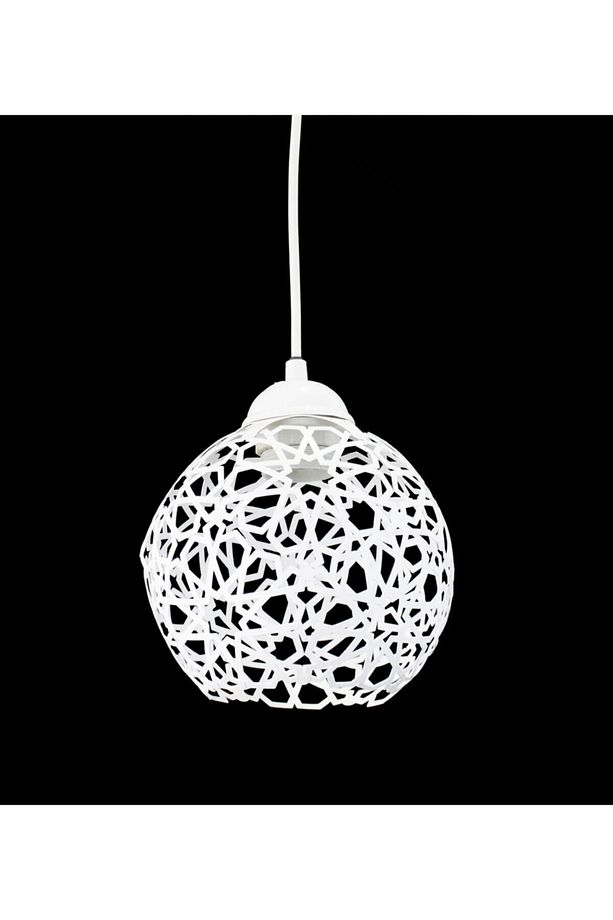 Selçuklu Top Motif Yıldız Ferforje Model Retro Rustik Sarkıt Avize - 2