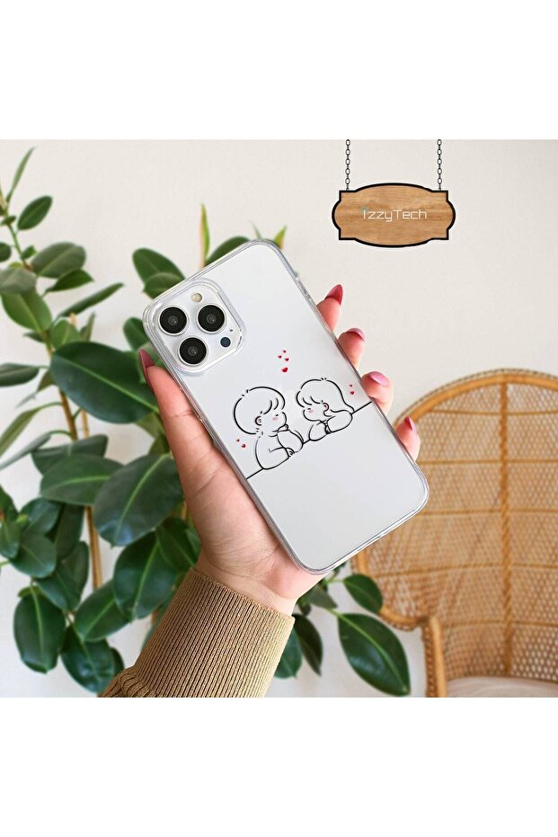 حافظة متوافقة مع هاتف iPhone 13 PRO، غطاء ناعم واقٍ بتصميم شفاف - 1