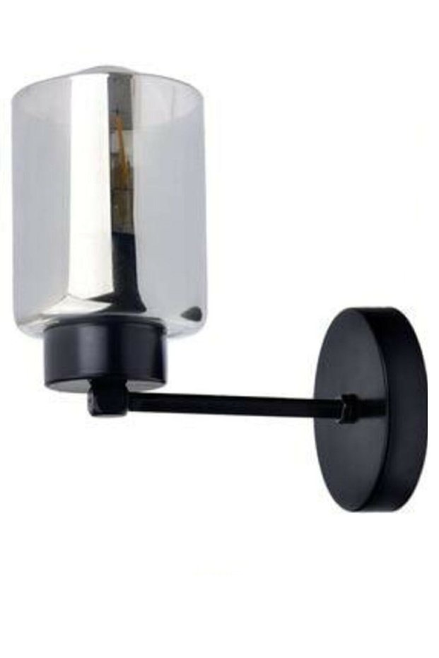 Modern Sports Model Smoked Genuine Glass Sconce