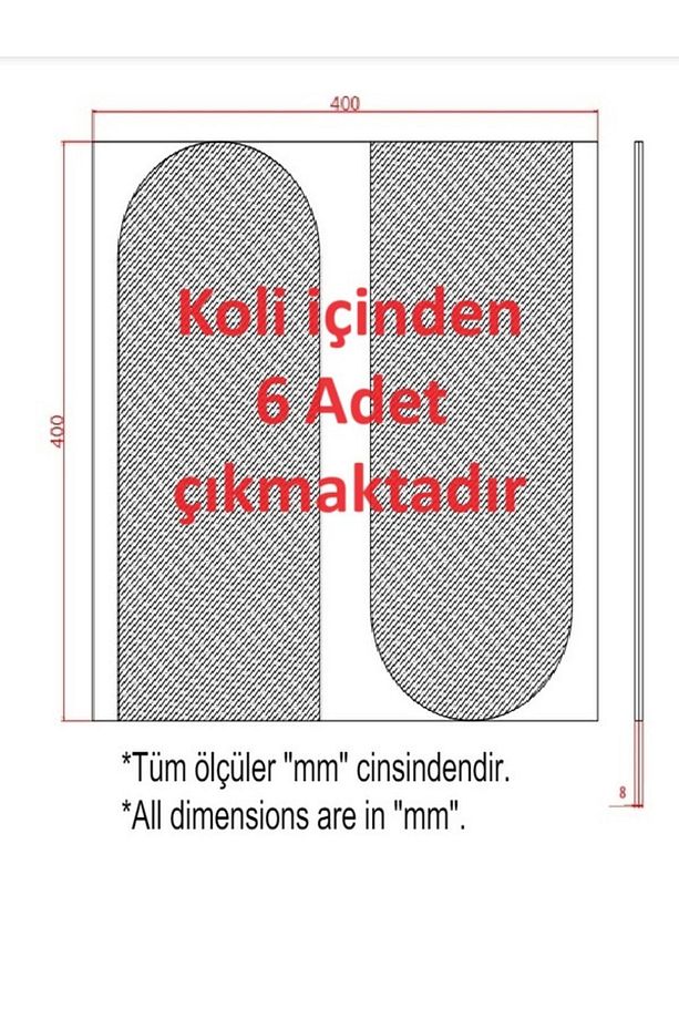 ALAÇATI DUVAR PANELİ (6 ADET) Dekoratif, Duvar Çıtası, Ahşap Duvar Paneli, Boyanabilir, Ham, Mdf - 5