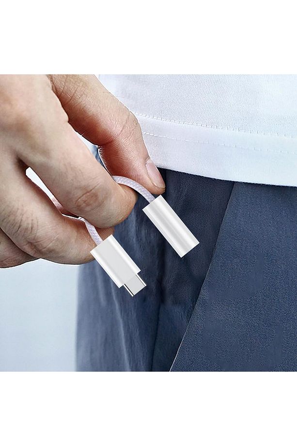 iPhone 15-15 PLUS-15 PRO- 15 PRO MAX Kulaklık Dönüştürücüsü Type-C Çevirici Aparat - 4
