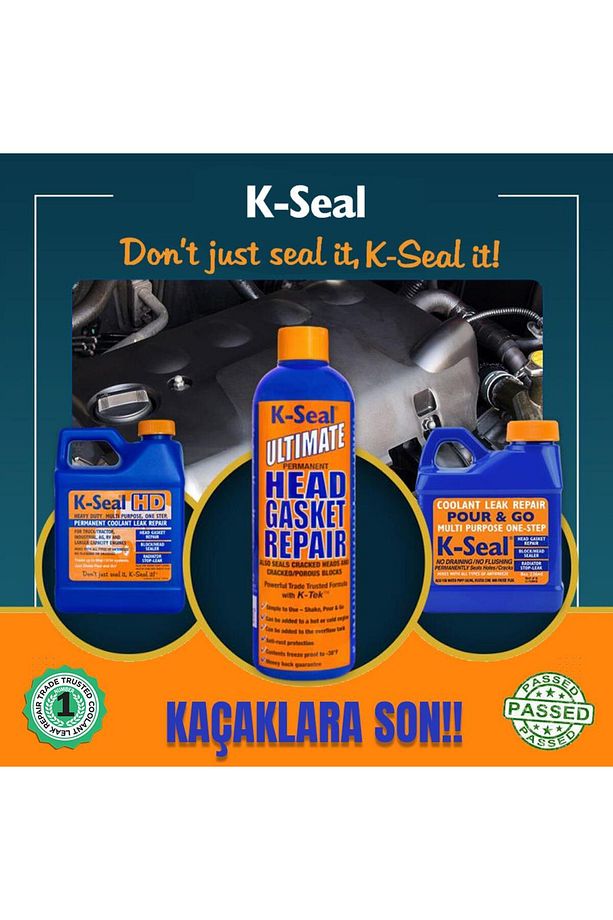 K-Seal HD Çok Amaçlı Sıvı Soğutma Sıvısı Radyatör Kaçak Kalıcı Onarım 472ml - 3