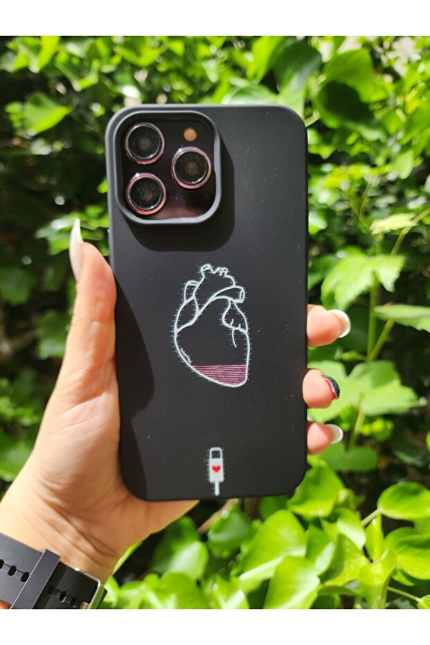 Balporsuku Compatible with iPhone 12 Pro Max Bskl Printed Cases Exhausted Heart