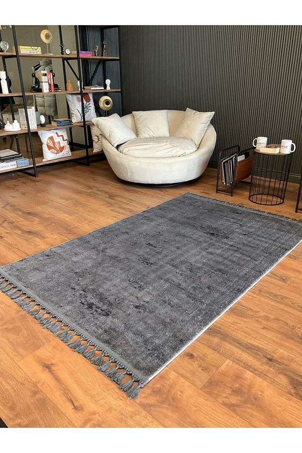 Puffy Kabartma Desenli Yıkanabilir Kaymaz Taban Salon Halısı Mutfak Koridor Halısı S51 - 5