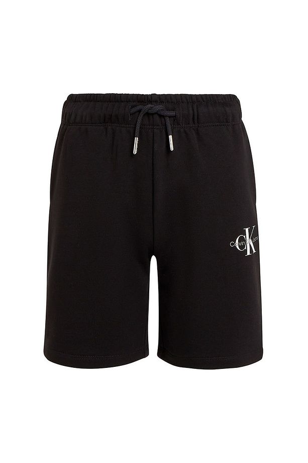 Normal Siyah Erkek Şort MONOGRAM RELAXED SHORTS - 1