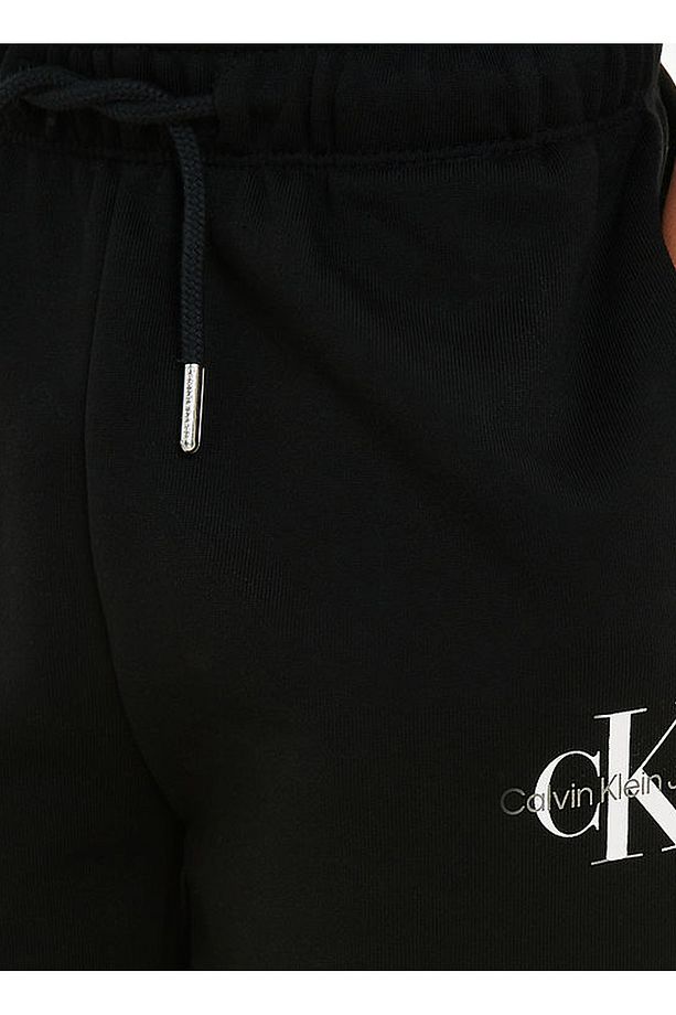Normal Siyah Erkek Şort MONOGRAM RELAXED SHORTS - 3