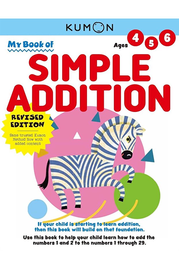 Kumon My Book of Simple Addition Revised Ed