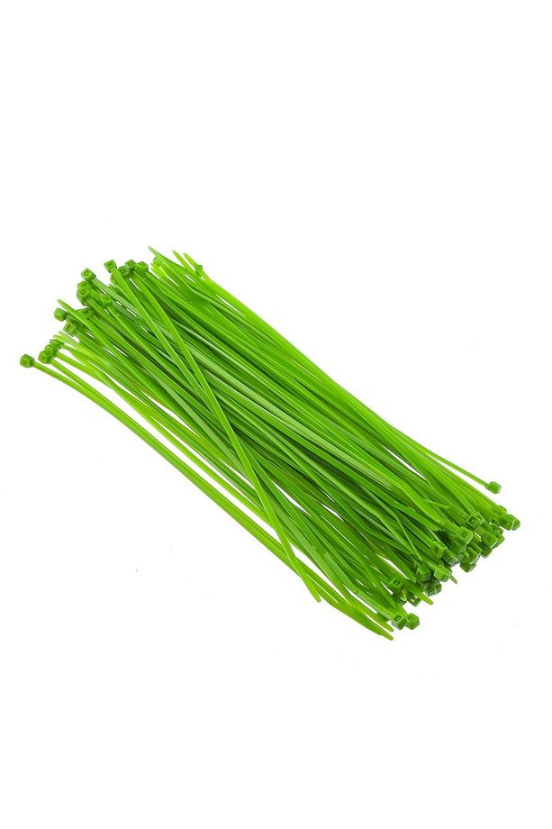 Plastik Kablo Bağı Cırt Kelepçe 100 Mm X 2.5 Mm Yeşil 100 Adet - 2