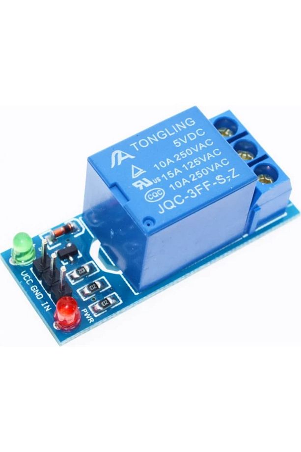 Tek Kanallı 5v Röle Modülü Tekli Röle Kartı 1 Kanal Arduino Relay - 1