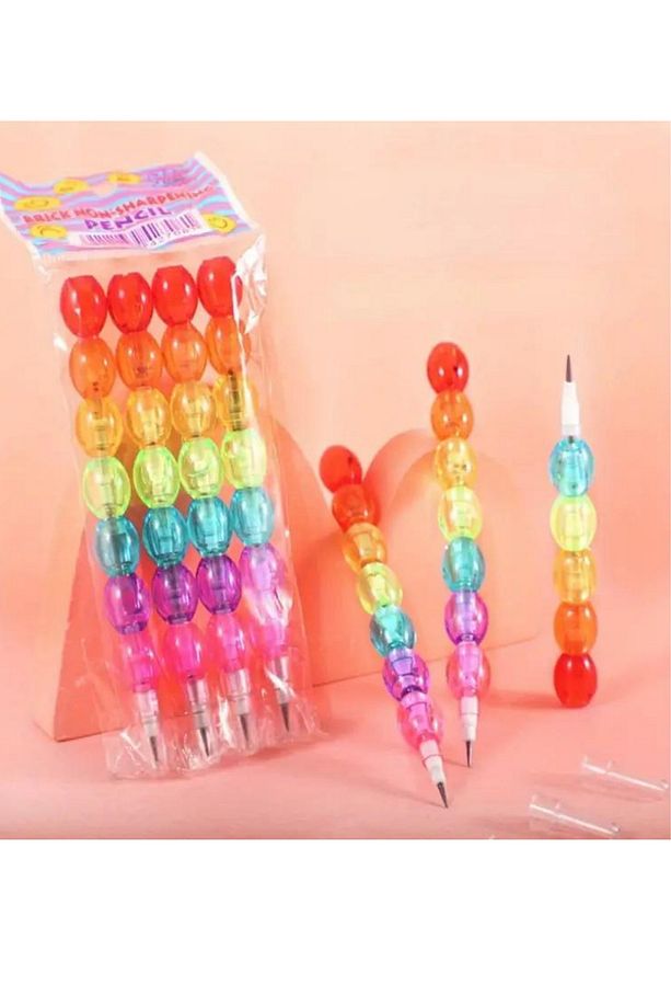 Boncuk Yumurtlayan Kurşun Kalem 4 Adet - 4