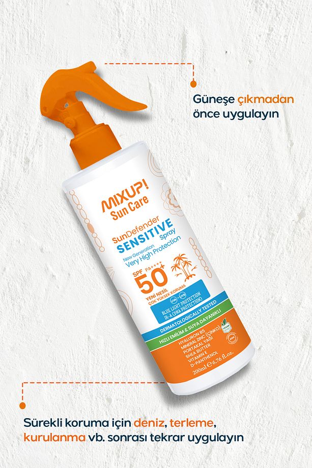 Leke Karşıtı Güneş Koruma Losyonu SPF 50+ Çinko, Portakal Yağı ve Shea Butter İçerikli 200 ML - 3