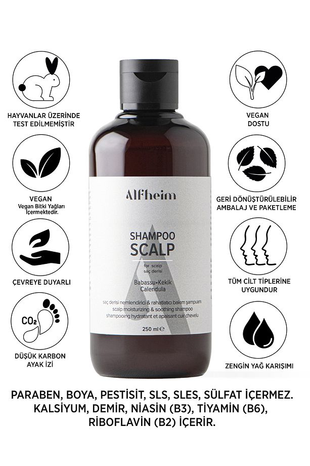 Shampoo Scalp/ Kuruluk Ve Kaşıntı/ Mantar Ve Önleyici/ Saç Derisi Sorunları Için/ 250 ml - 1