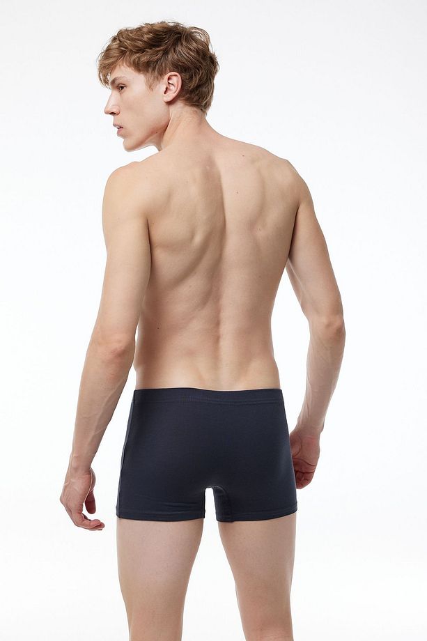 Erkek Füme 2 Li Pamuk Elastan Boxer 074 - 4