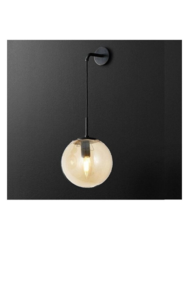 Sarkıt Modern Glop Camlı Aplik - 1