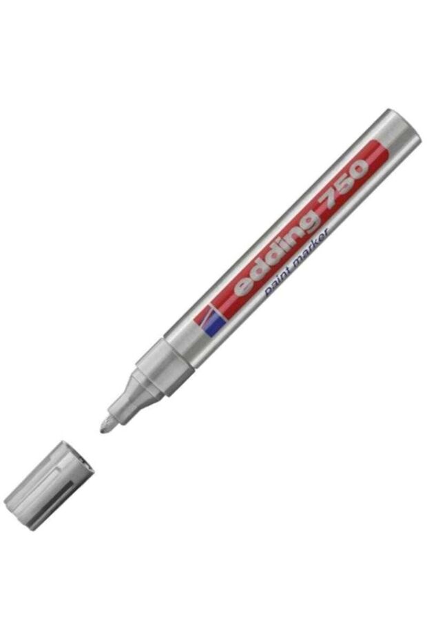 E-750y.silver قلم طلاء مطلي بطرف 2-4 مم