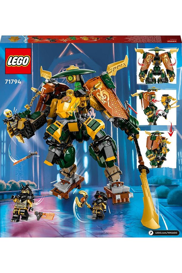 ® NINJAGO® Lloyd ve Arin'in Ninja Ekibi Robotları 71794 - Çocuklar için Yapım Seti (764 Parça) - 5